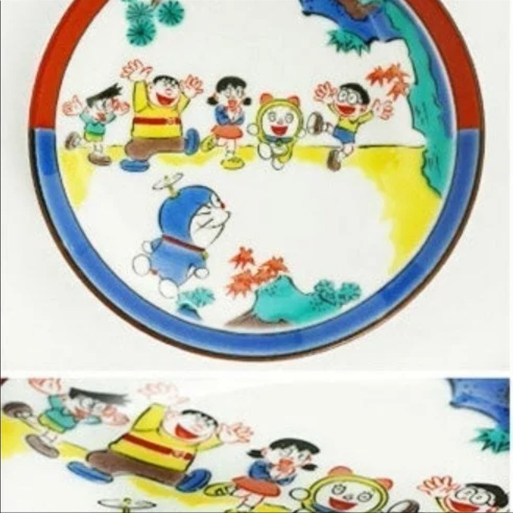 NWT Japan Doraemon Porcelain Plate - Picture 3 of 5